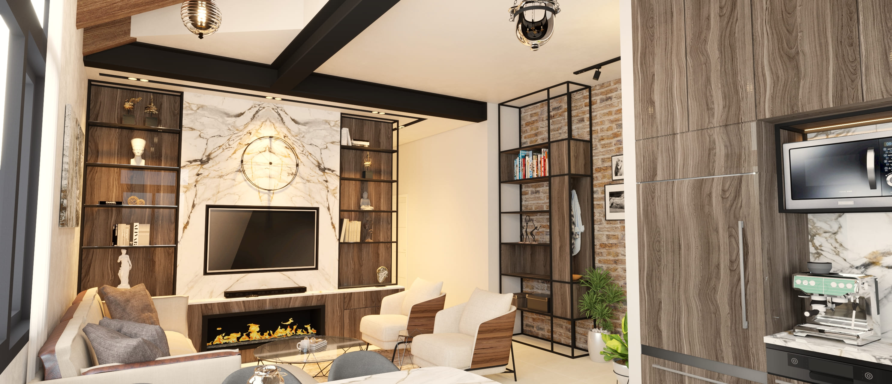 Urban Loft Apartment – Salem Interiors