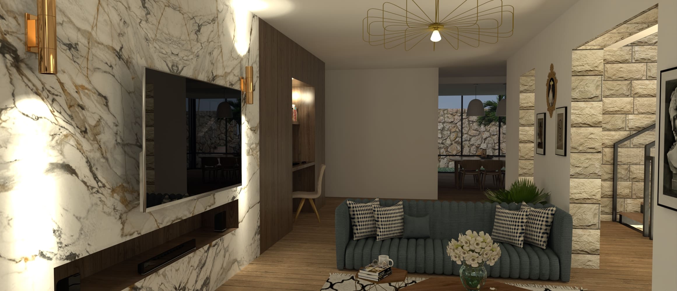 Baransi Residence – Interior Design & Visualizations