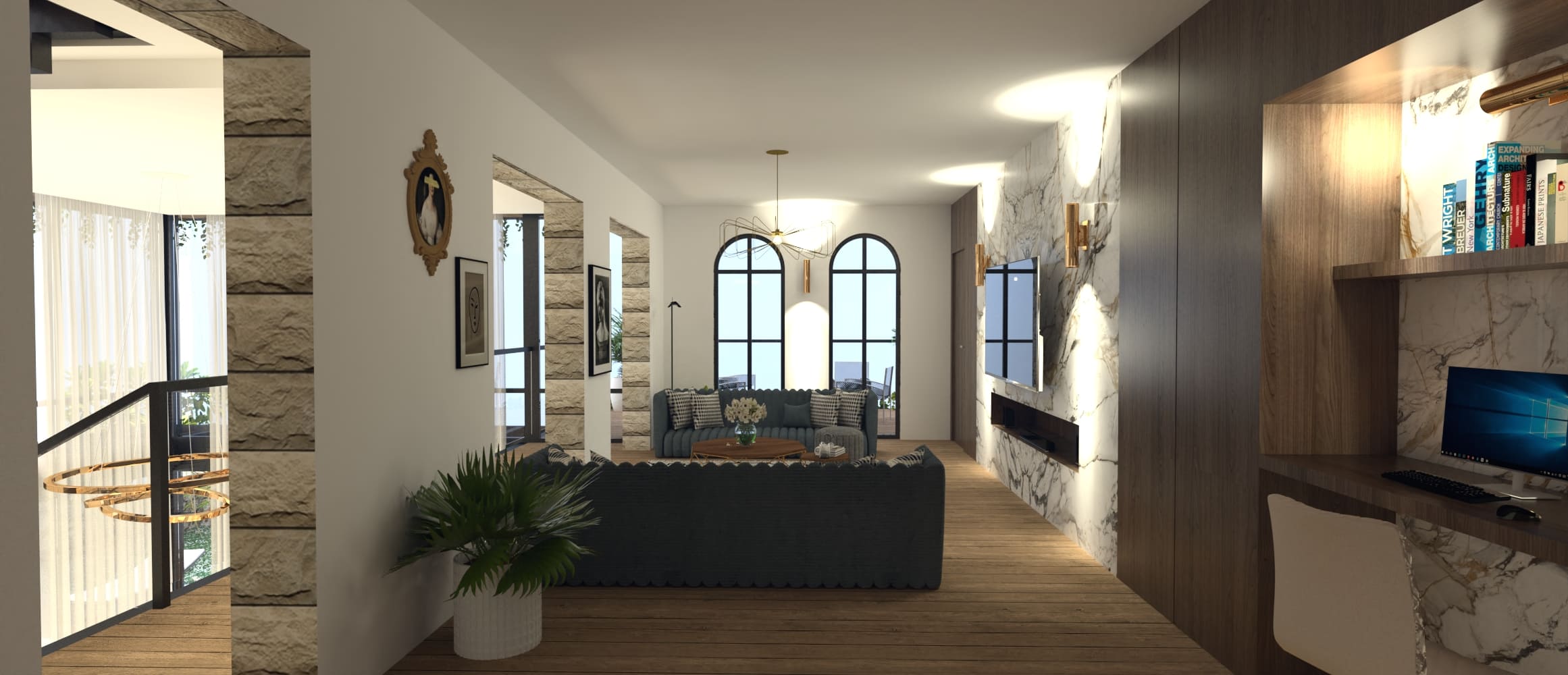 Baransi Residence – Interior Design & Visualizations